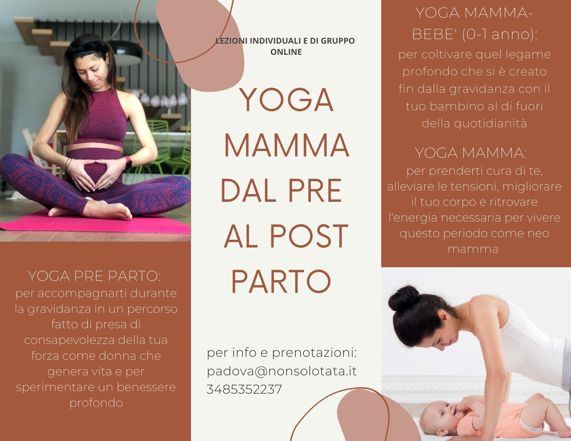 Yoga Mamma dal pre al post parto - online - Non solo Tata